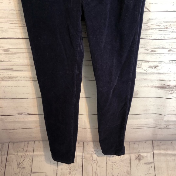 J. Crew Toothpick High Rise 9” navy corduroy Jeans - Picture 5 of 7